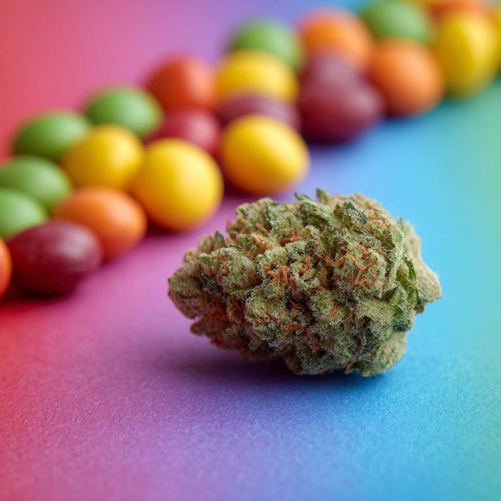 Cannazen Shop Cannabis Weed Sorte Aroma Geschmack Skittlez Fruchtig Suss Zucker